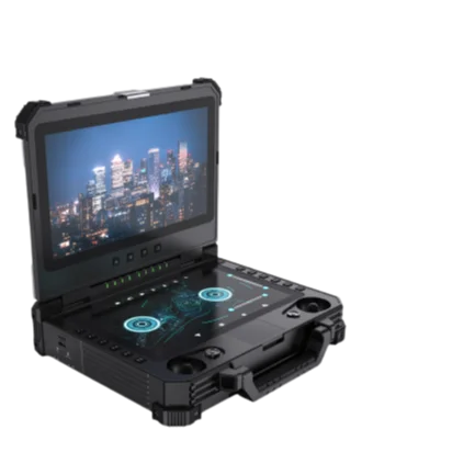 T40 UGV UAV Ground Control Station Aluminum Shell With 27 Physical Channels