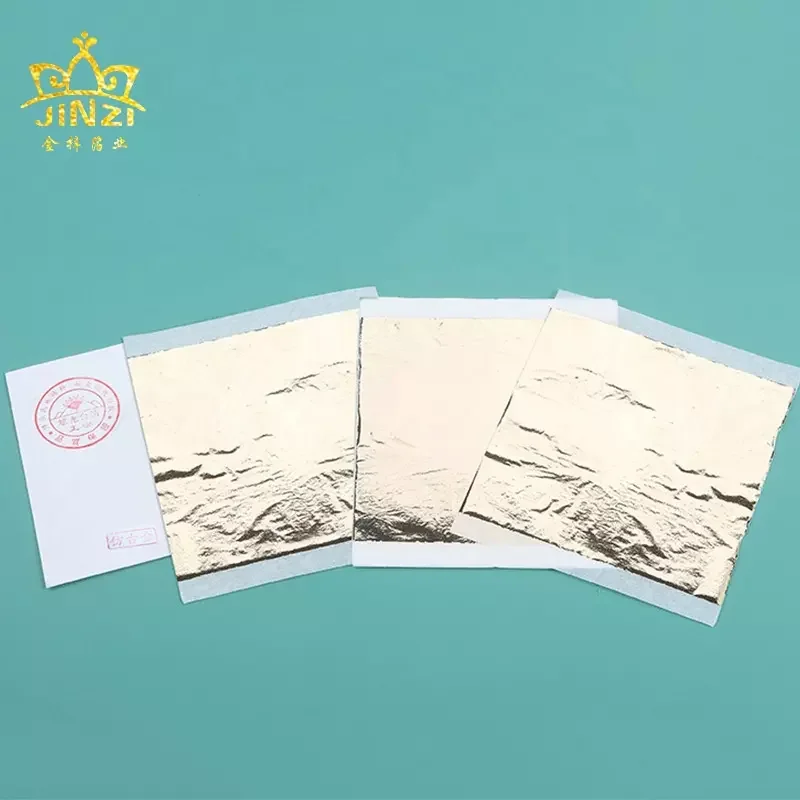 Brand new product Taiwan gold leaf Sheets 14*14 cm for Art Gliding furniture  craft and so on Decorating