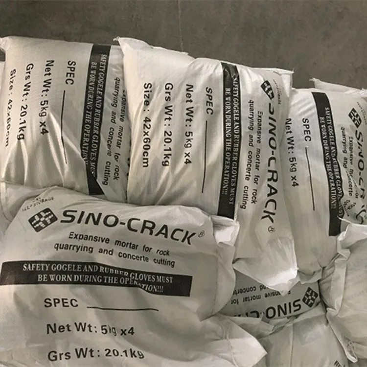 
Dexpan Rock Breaking Powder Expansive Mortar Non-Explosive Demolition Agent Rock Breaking Chemicals Expansive Cement For Mine 