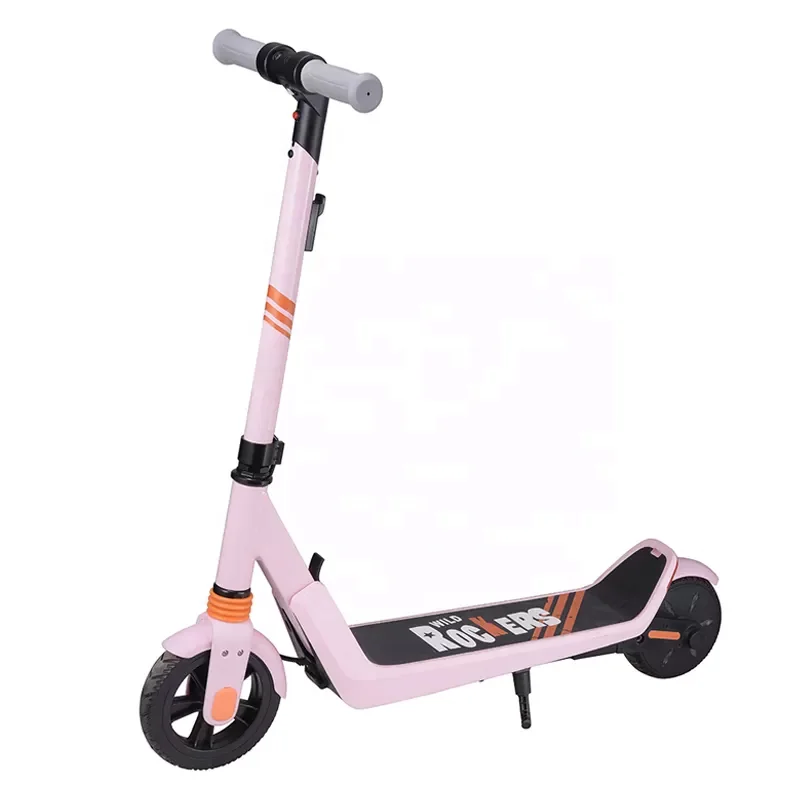 2023 China New design 2.5 AH Battery with flashing wheel Electric Children Scooter 130w Unisex Kids Electric Scooter