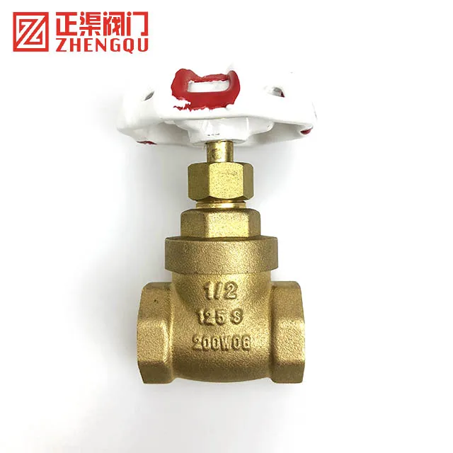 Leakage prevention preservative brass gate valve switch valve DN40 DN50