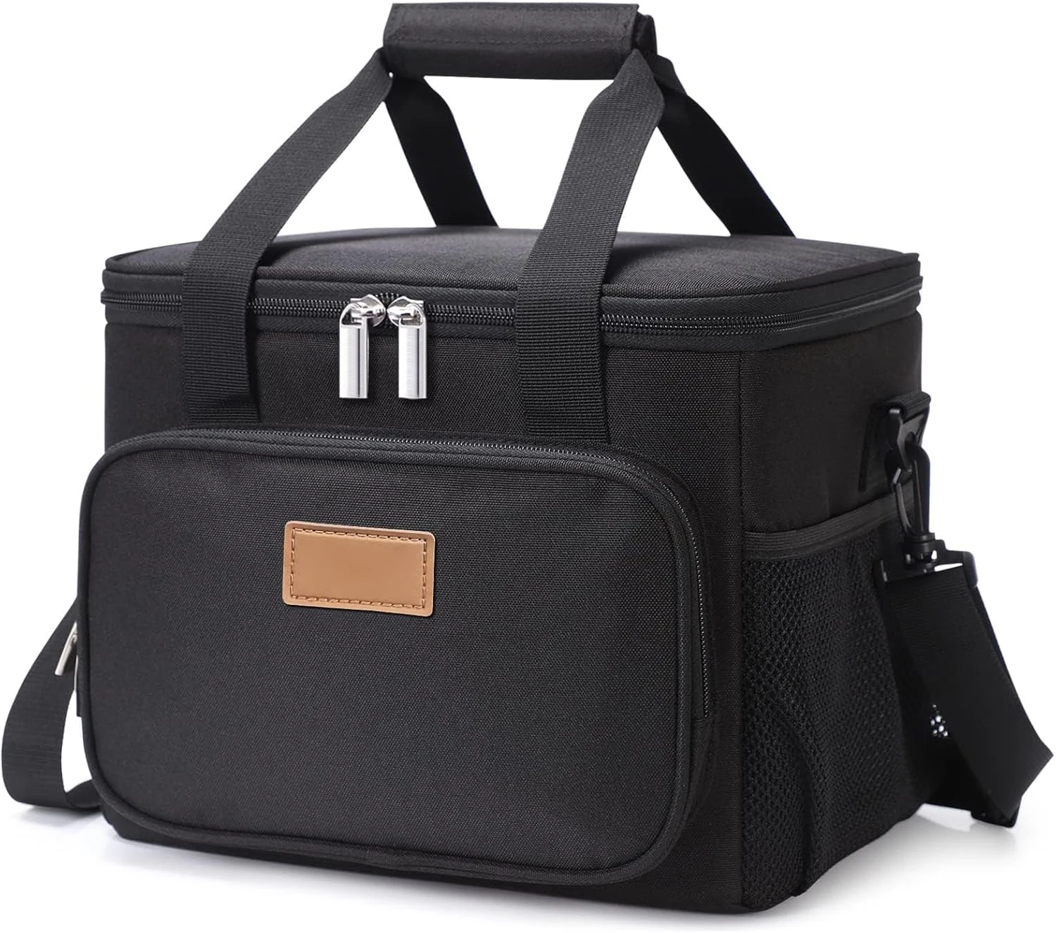 600D Oxford Lunch Cooler Bag 15L Large Insulated for Office Travel Picnic Thermal Soft Tote Box With Shoulder Strap