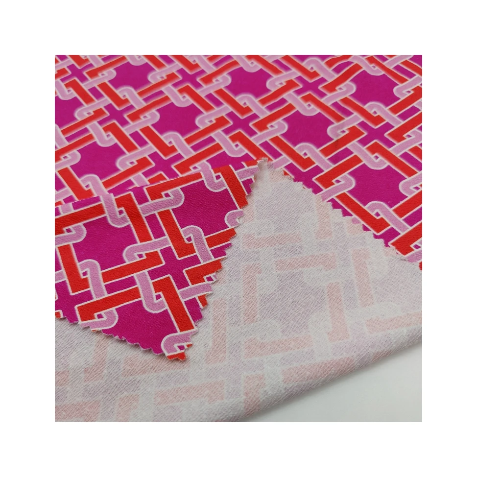 Designer Printed 4 Way Stretch Nylon/spandex Jacquard Printed Fabric