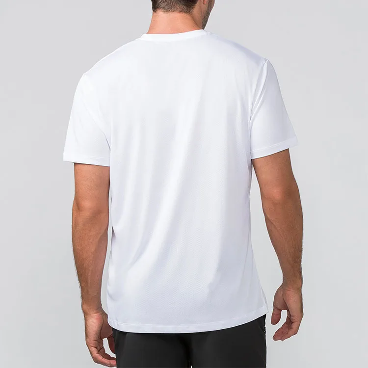 Mens Short Sleeve Sport T Shirt Quick Dry Running T-Shirt Breathable Fitness Shirt Tops Gym Training Outdoor Clothes For Men