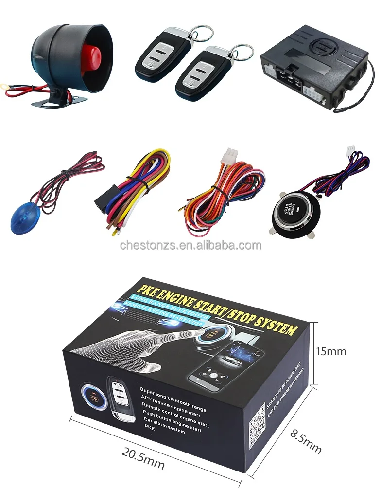 Smart Pke Engine Start Stop System Car Alarm Push To Start Engine System Keyless Entry System Car Start Stop Engine