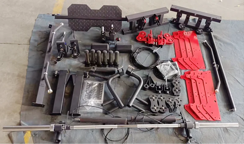 Gym equipment all in one comprehensive squat rack trainer cable crossover smith machine Integrated multi functional trainer