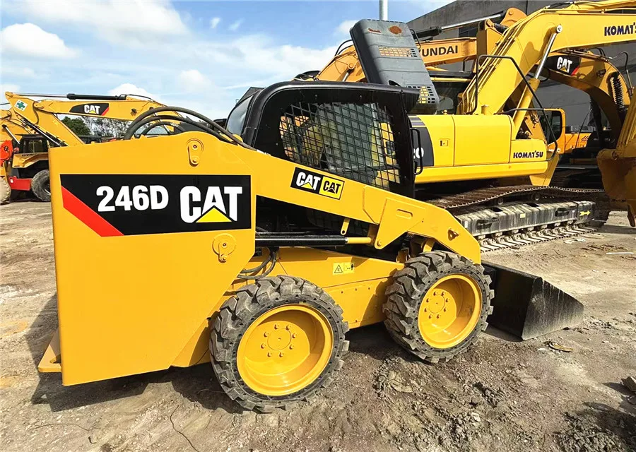 Used Caterpillar 246D 277C Mini Skid Steer Loader Front Loader Bobcat Skid Steer Loader S300 S185 S450 S160