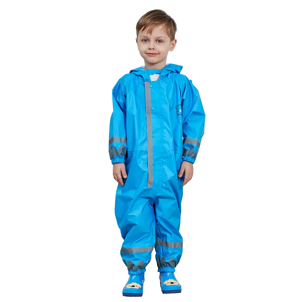 
Factory Direct Supply Various Kids Reusable Jacket Kids Rain Coat Jacket With Hood Long Waterproof Raincoat For Kids Rain Coat 