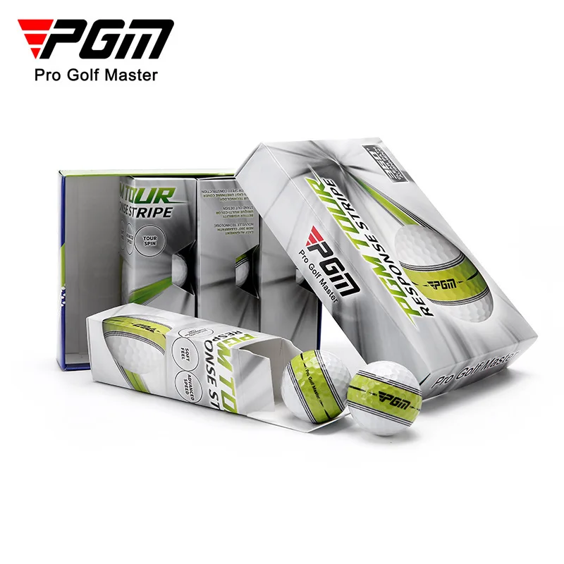 Golf two-layer ball competition ball striped ball