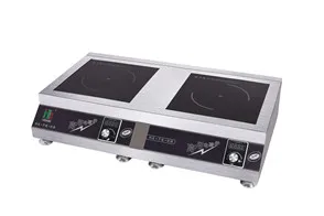 durable commercial restaurant induction cooktop double burner induction hob