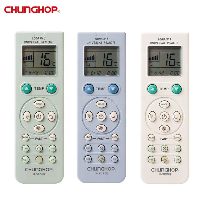 K-9098E universal a/c ir controller air conditioner remote control for gree ac