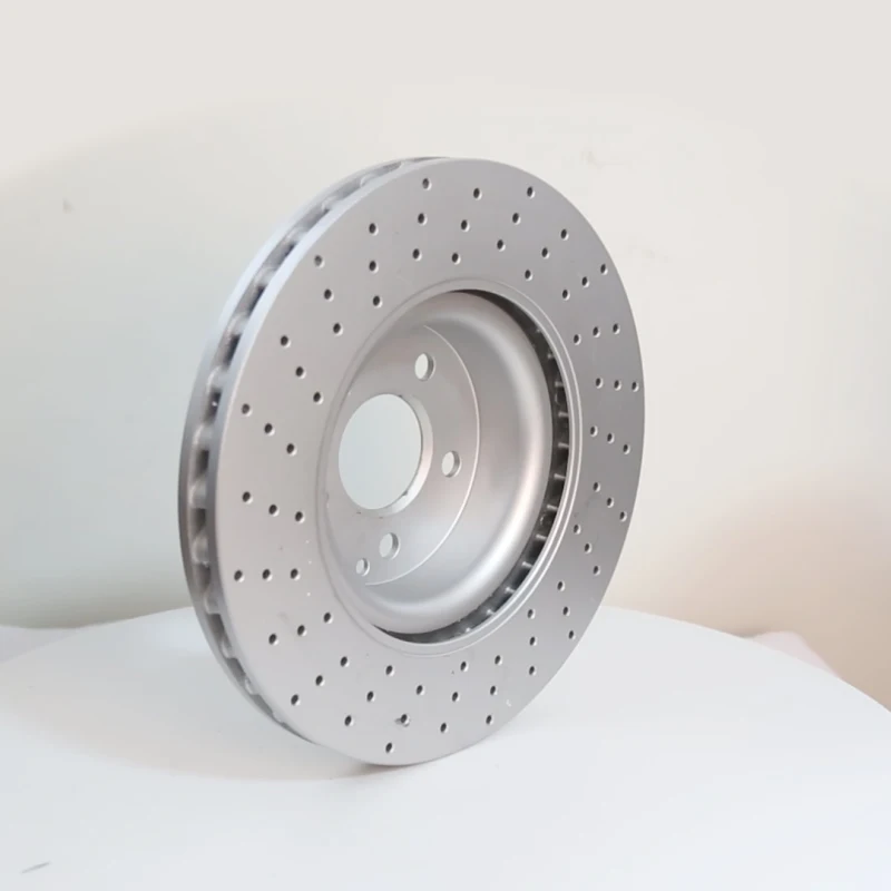 High Quality Carbon Ceramic Drilled Slotted Brake Disc Rotor for Honda Toyota