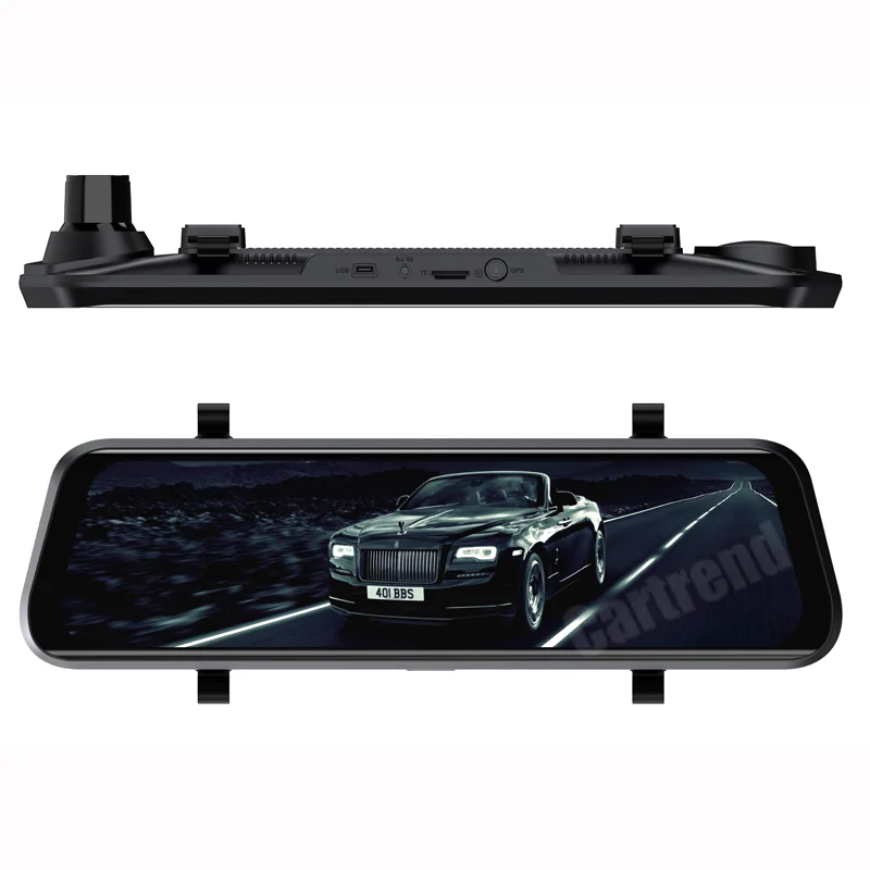 Hot Selling Wholesale 3 Inch Streaming car black box Dash Cam Mirror Car video DVR Recorder Rearview Camera