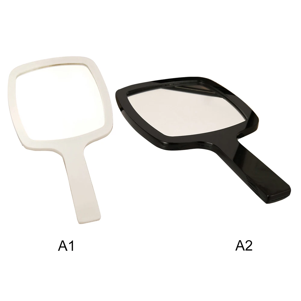 Acrylic Handheld Mirror All-round Makeup Mirror 4.6* 4.5 inches silver-plated Cosmetic Mirror Stand home decor