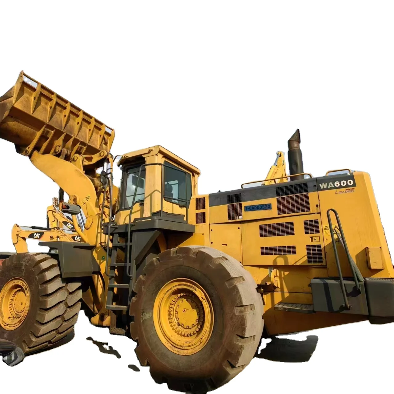 WA600-3 подержанный колесный погрузчик Komatsu 60 тонн оригинальный цвет Япония Лучшая цена для реальных покупателей доставка