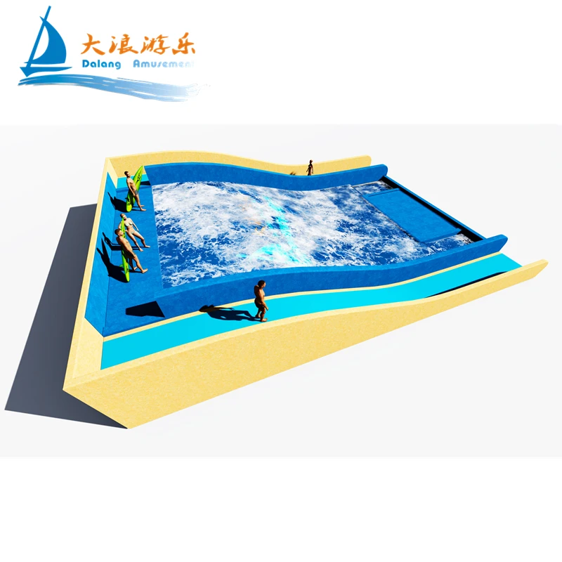 Water theme park wave pool machine crazy surf simulator flowrider wave surfing machine