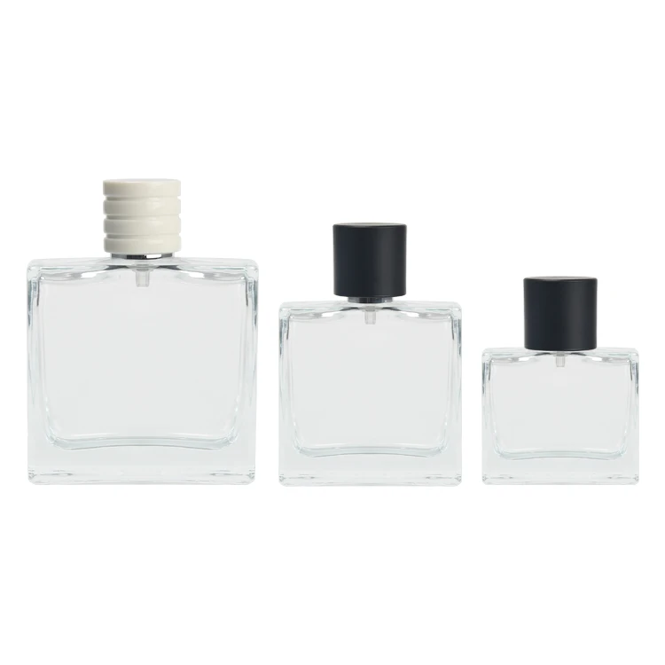 Vidros Para Formula Perfume Factory Price Luxury Empty Glass Parfum Bottle Refillable 30ml 50ml 100ml Low Moq Perfume Bottles