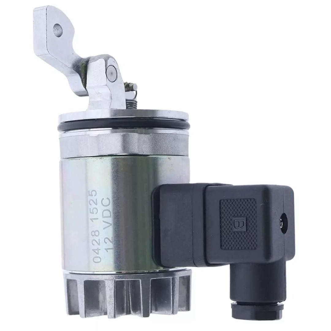 Aftermarket 12V Fuel Shutoff Solenoid 0428 1525 04281525 for Deutz Engine F4L2011 F3M2011 BF4M2011 F4M2011 F3M1011 F4M1011
