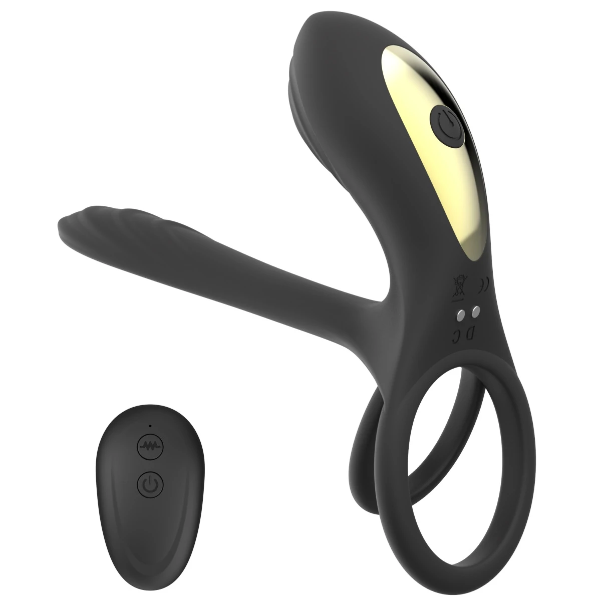 Adult sex toy vibrator silicone vibrating penis ring for men