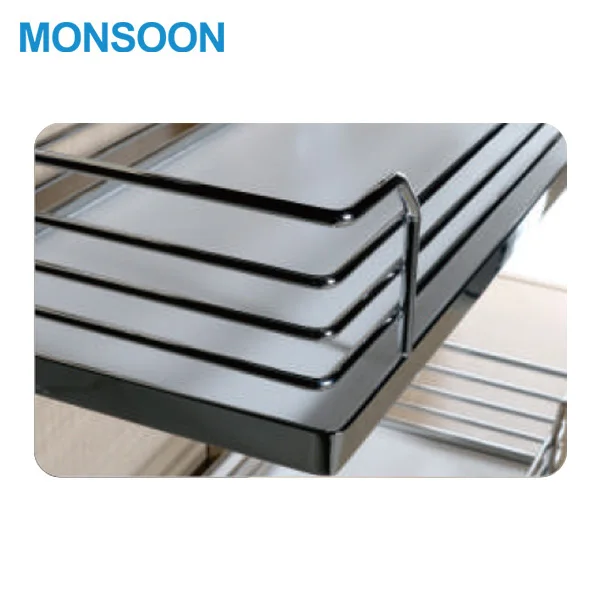 MONSOON кухонный шкаф блок проволока деревянная корзина кухонная для хранения