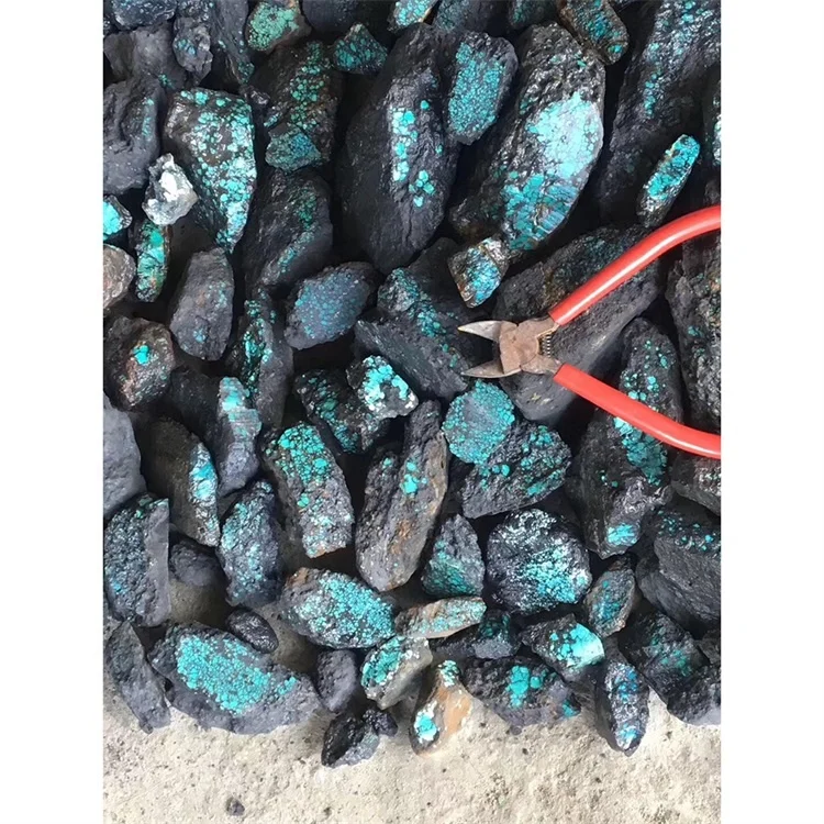Wholesale Natural Raw Blue Turquoise Stone Rough for Jewelry Making