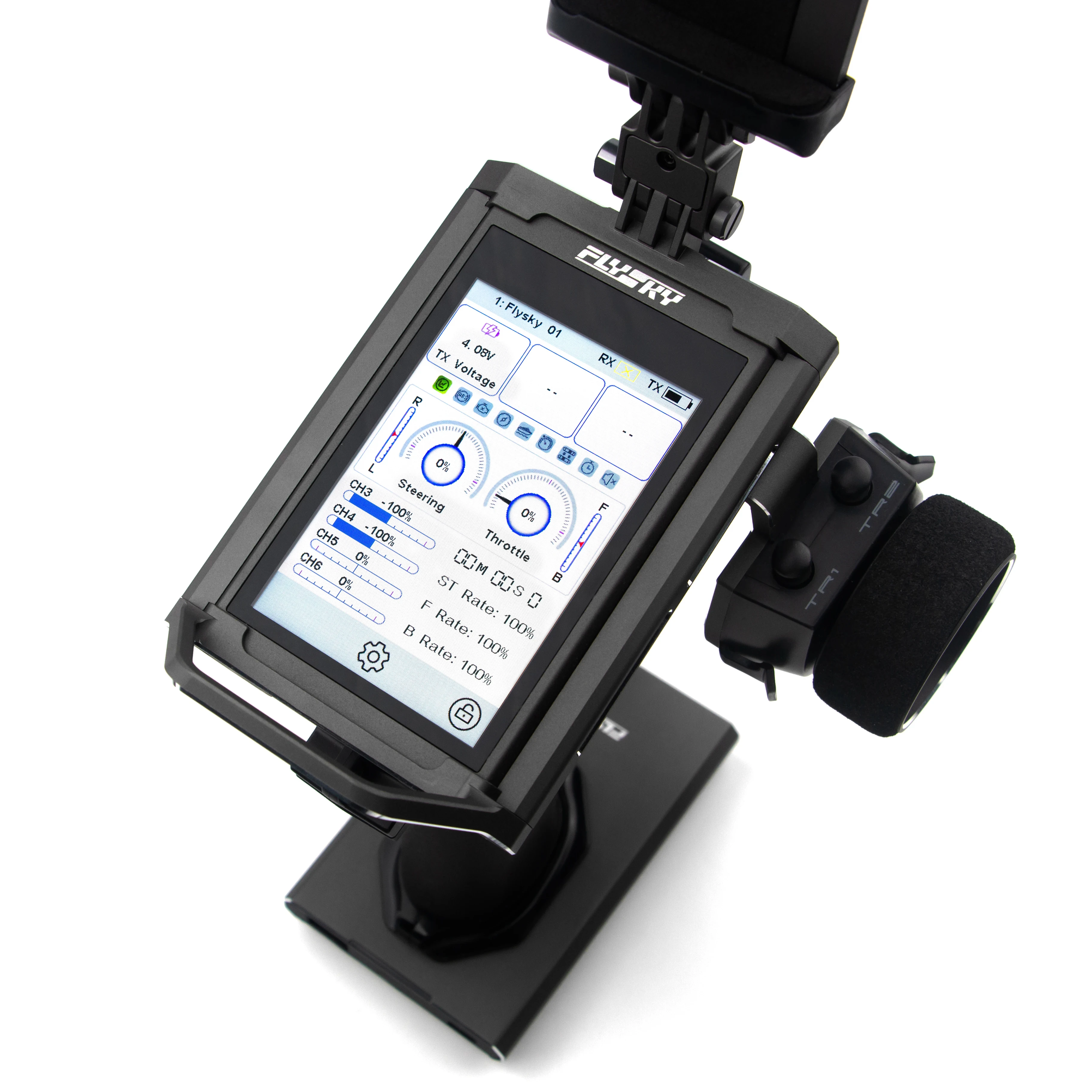 Flysky Noble NB4 Pro+ 2.4GHz 18CH AFHDS 3 Radio Transmitter w/ 3.5 Inch IPS Touching Screen FGr4B FGr8B Receiver for RC Car Boat