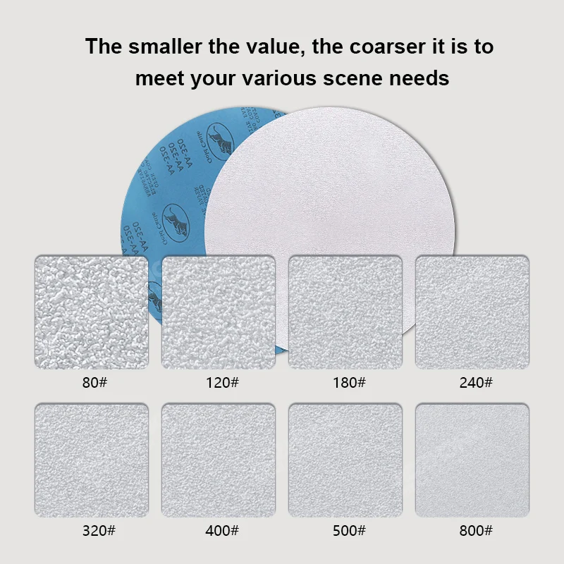 Square white sandpaper High level quality water-based sandpaper waterproof sandpaper for automotive sanding and polishing