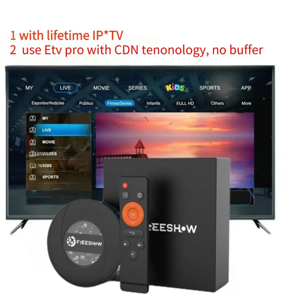 Global 4k Set-top Box Free show rockchip RK3328 2.4G/5G dual Wifi Android OTT internet streaming tv box xnxx video media player