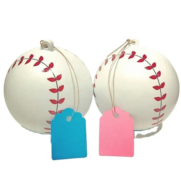 Baby Gender Reveal Baseball kit with Pink and Blue Powder