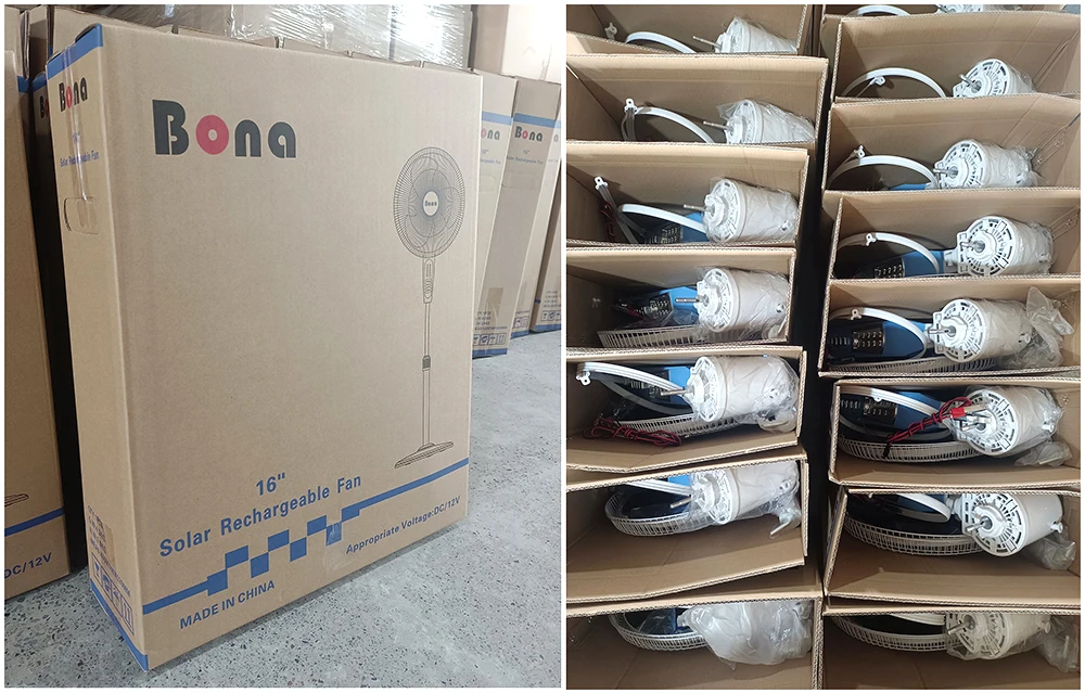 New Design solar electric fan PP fan blade electric fans 3d model