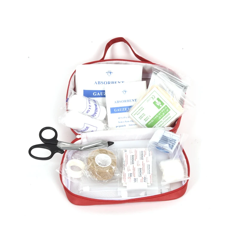 Amazon Hot Sale Mini individual travel first aid kit full medical household Full First Aid Kit with supplies