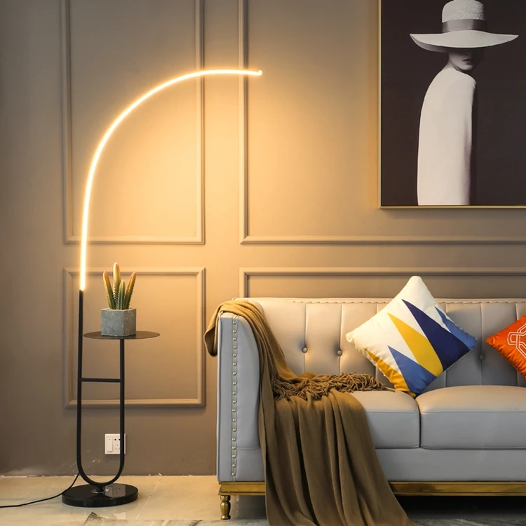 New Design Lighting Modern LED Standing Floor Lamps For Living Room