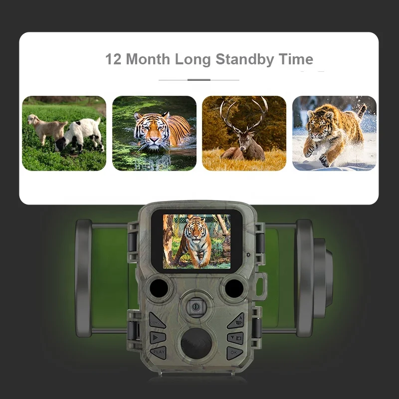 Outdoor Compact Hunting Trail Camera Night Trap Wild Animal Observation Deer Cams Wildlife Surveillance Camera for Home Security