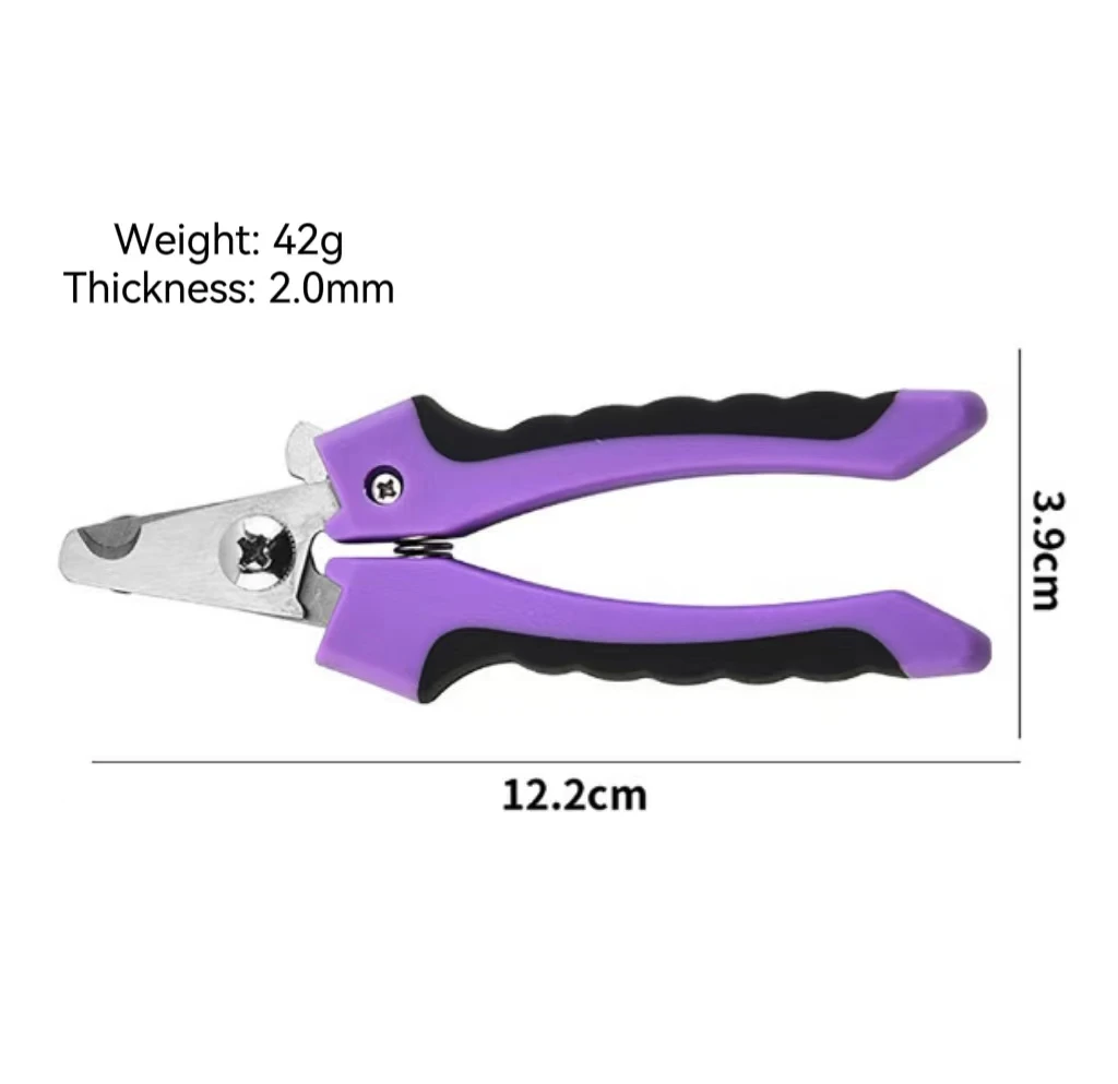 Pet Grooming Nail Clippers Nail Care Cleaning Kit Stainless Steel Nail Clippers