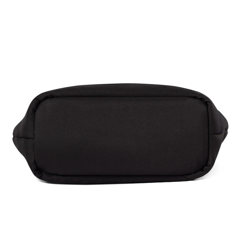 lightweight black puffer tote bag for women sotf quilted padding handbag bag