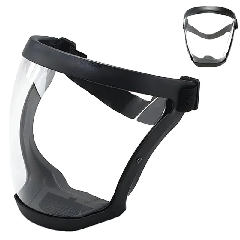 Transparent Facial Protector Face FaceMask Protective Outdoor Safety Mask Head Cover Work Protection Splashproof Protection Mask
