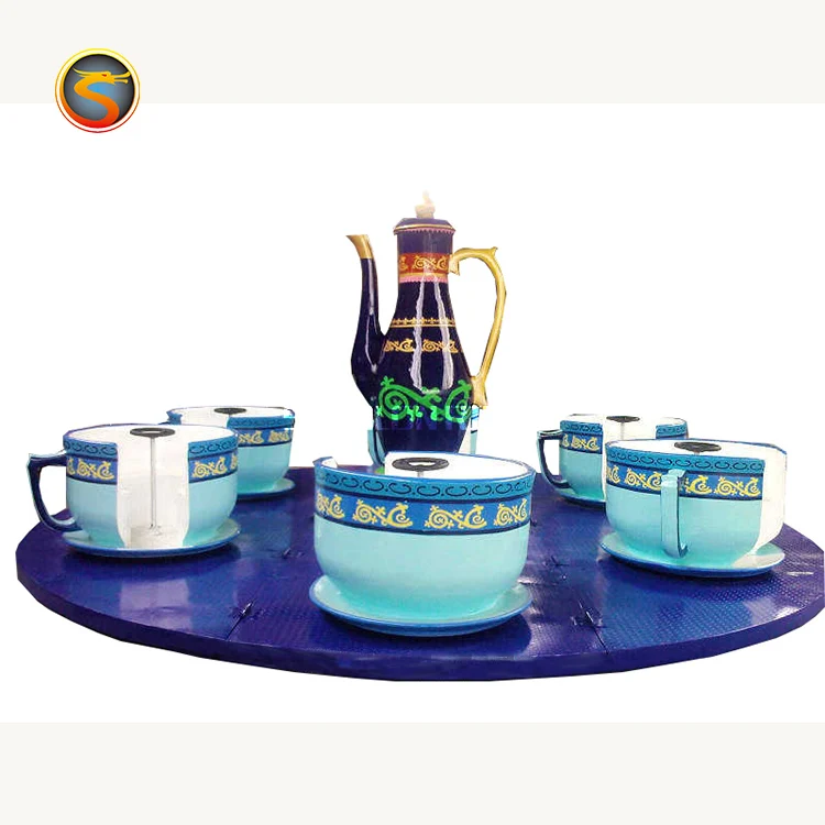 Outdoor amusement rides tea coffee cup rides children favorite portable amusement ride for sale