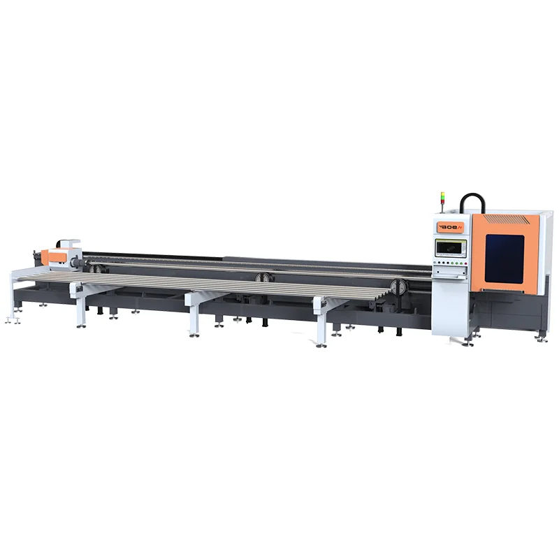 1500-3000W laser tube cutting machine side hanging, semi-automatic feeding