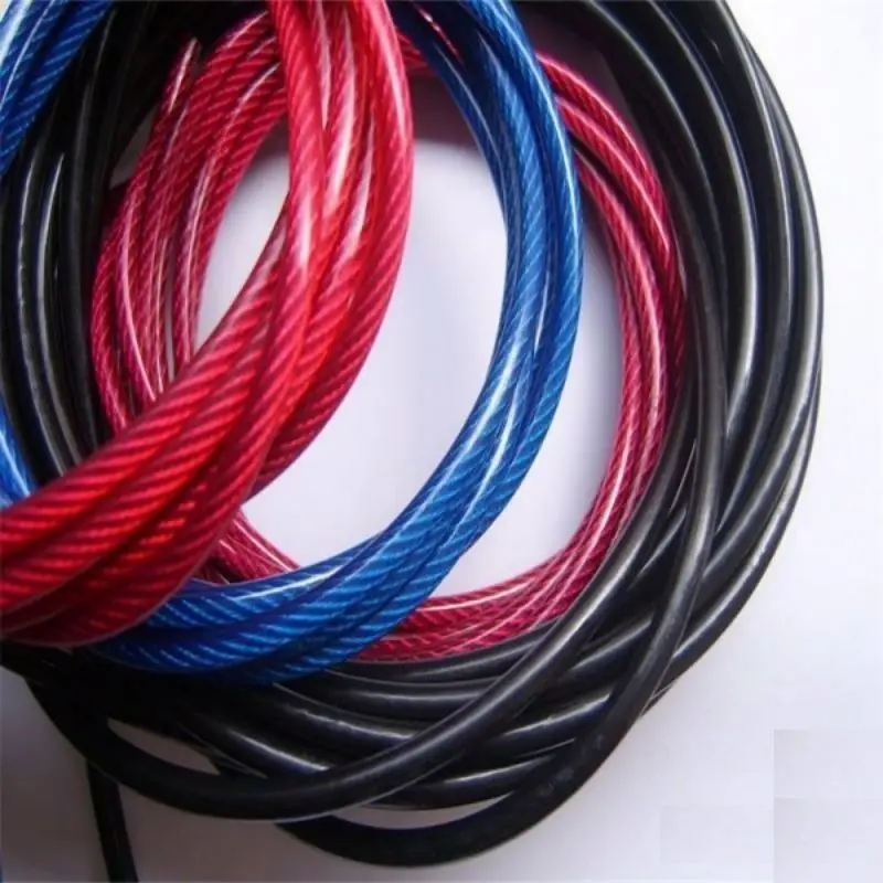 PVC Coated ELECTRIC GALVANIZED Steel Wire Rope 1*7-0.6-0.75mm