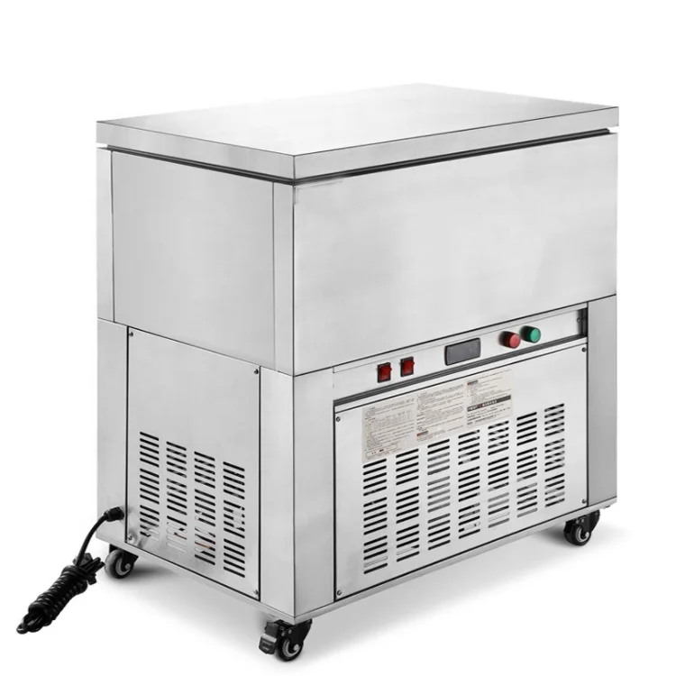 Commercial snowflake ice freezer ice block maker machine for snow cone ice shaved