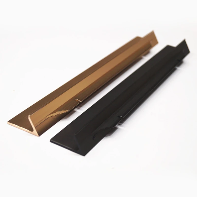 Invisible Hidden Long Hardware Cabinet Kitchen Furniture Concealed L Shape Handle