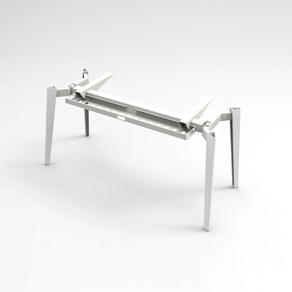 Metal Iron Home Office 1 Person Desk Base Computer Table Legs Office Workstation Bench Frame Customized Modular Furniture Frame