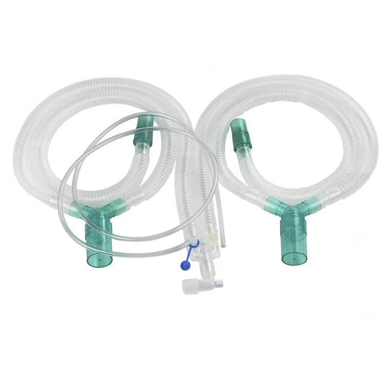 Disposable adult 22mm heated wire breathing circuit single use ICU ventilation breathing circuit with heated breathing circuit