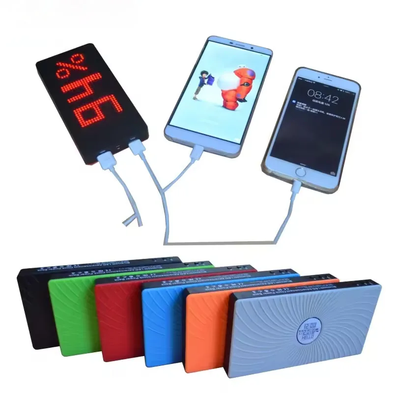 Cheap price power bank ultra slim flexible led screen APP programmable LED flexible screen