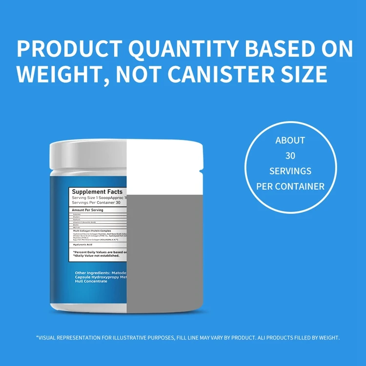 Private Label Biotin Supplement Hydrolysed Collagen Peptides Powder for Whitening Skin