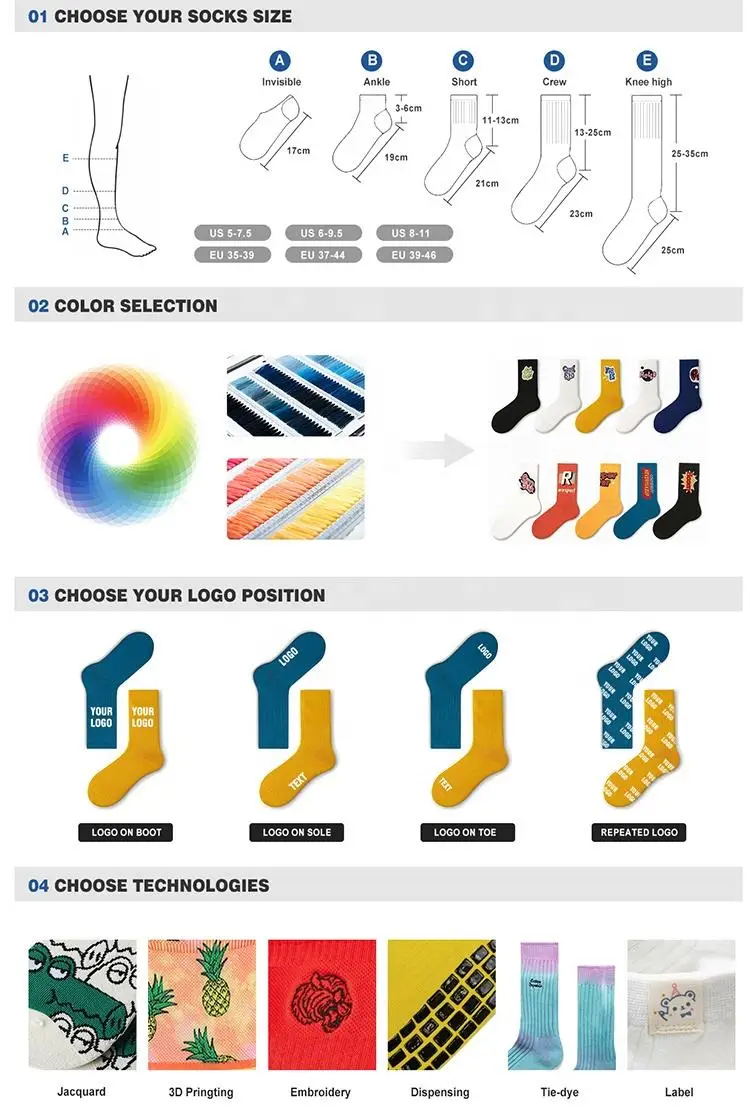 Manufacturer Free Packing Quick Dry Custom Logo Pattern Socks Men Sports Cotton 100 % Socks Design Men Socks