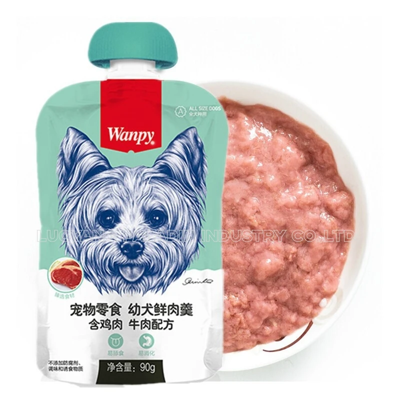 Top-selling Wanpy 90g Fresh Nutritional Pet Cat Wet Food Various Flavor Cat Dog Liquid Snacks Wet Cats Treats
