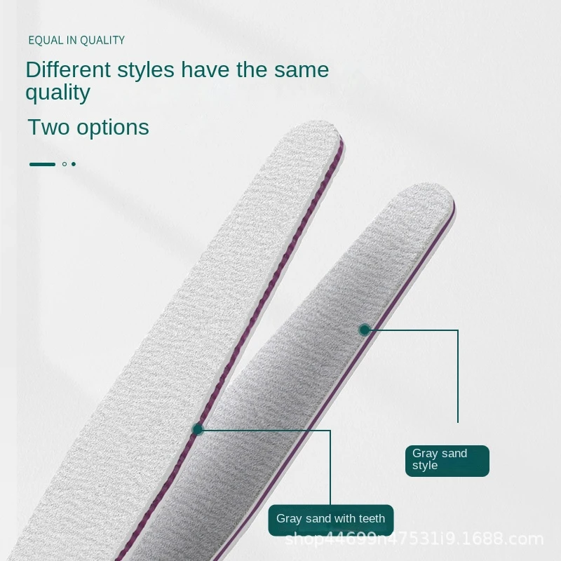 Professional Custom Logo Manicure Buffer Nail File Sandpaper Lime Polishing Equipment with Printing for Nail Art