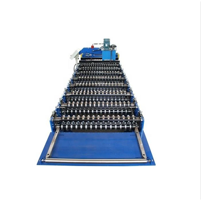 Corrugated and trapezoid roof wall sheet making machine aluminium zinc roofing tile roll forming machine