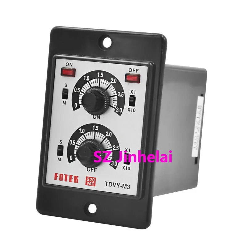 New and Original FOTEK TDVY-M3-220V Relay Time AC Timer Switch
